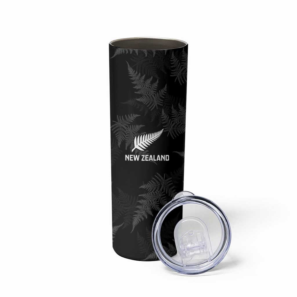 New Zealand Silver Fern Rugby Skinny Tumbler Go Aotearoa Champions World Cup LT14 - Polynesian Pride