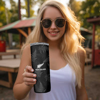 New Zealand Silver Fern Rugby Skinny Tumbler Go Aotearoa Champions World Cup LT14 - Polynesian Pride