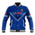 Samoa Rugby Baseball Jacket 2023 Go Manu Samoa LT14 Unisex Blue - Polynesian Pride