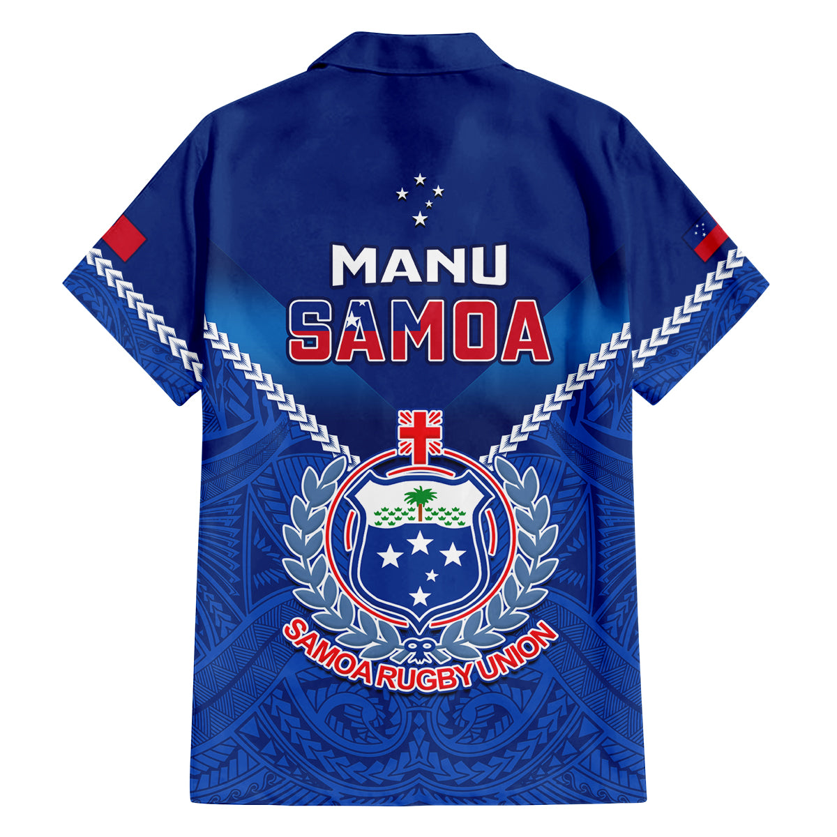 Samoa Rugby Family Matching Long Sleeve Bodycon Dress and Hawaiian Shirt 2023 Go Manu Samoa LT14 - Polynesian Pride