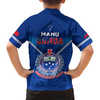 Samoa Rugby Kid Hawaiian Shirt 2023 Go Manu Samoa LT14 - Polynesian Pride