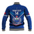 Custom Samoa Rugby Baseball Jacket 2023 Go Manu Samoa LT14 - Polynesian Pride