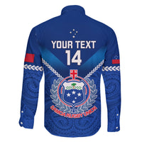 Custom Samoa Rugby Family Matching Short Sleeve Bodycon Dress and Hawaiian Shirt 2023 Go Manu Samoa LT14 - Polynesian Pride