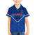 Custom Samoa Rugby Kid Hawaiian Shirt 2023 Go Manu Samoa LT14 Kid Blue - Polynesian Pride