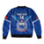 Custom Samoa Rugby Sleeve Zip Bomber Jacket 2023 Go Manu Samoa LT14 - Polynesian Pride