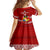 Custom Tonga Rugby Family Matching Off Shoulder Maxi Dress and Hawaiian Shirt 2023 Ikale Tahi Tongan Ngatu Pattern LT14 - Polynesian Pride