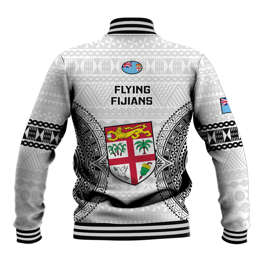 Fiji Rugby Baseball Jacket 2023 Go Champions World Cup Fijian Tapa Pattern LT14 - Polynesian Pride