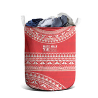 Mate Ma'a Tonga 2026 Rugby Laundry Basket Go Champions Tongan Ngatu Pattern LT14 - Polynesian Pride