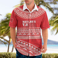 Mate Ma'a Tonga 2026 Rugby Custom Hawaiian Shirt Go Champions Tongan Ngatu Pattern LT14 - Polynesian Pride