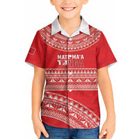 Mate Ma'a Tonga 2026 Rugby Custom Hawaiian Shirt Go Champions Tongan Ngatu Pattern LT14 - Polynesian Pride