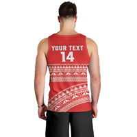 Mate Ma'a Tonga 2026 Rugby Custom Men Tank Top Go Champions Tongan Ngatu Pattern LT14 - Polynesian Pride