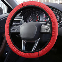 Mate Ma'a Tonga 2026 Rugby Steering Wheel Cover Go Champions Tongan Ngatu Pattern LT14 - Polynesian Pride