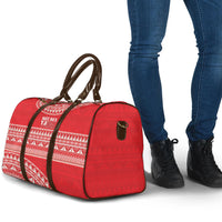 Mate Ma'a Tonga 2026 Rugby Travel Bag Go Champions Tongan Ngatu Pattern LT14 - Polynesian Pride