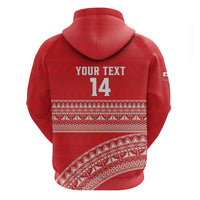 Mate Ma'a Tonga 2026 Rugby Custom Zip Hoodie Go Champions Tongan Ngatu Pattern LT14 - Polynesian Pride