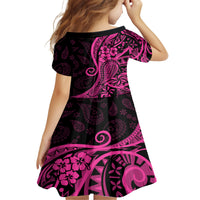 Pink Polynesia Paisley Family Matching Tank Maxi Dress and Hawaiian Shirt Polynesian With Tropical Flowers LT14 - Polynesian Pride