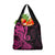 Pink Polynesia Paisley Grocery Bag Polynesian With Tropical Flowers