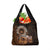 Talofa Samoa Grocery Bag Samoan Kava Bowl Siapo Pattern - Brown