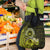 Lime Green Talofa Samoa Grocery Bag Samoan Kava Bowl Siapo Pattern