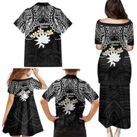 Ekamowir Omo Nauru Family Matching Puletasi and Hawaiian Shirt Naoero Twelve-pointed Star Polynesian Tattoo LT14 - Polynesian Pride