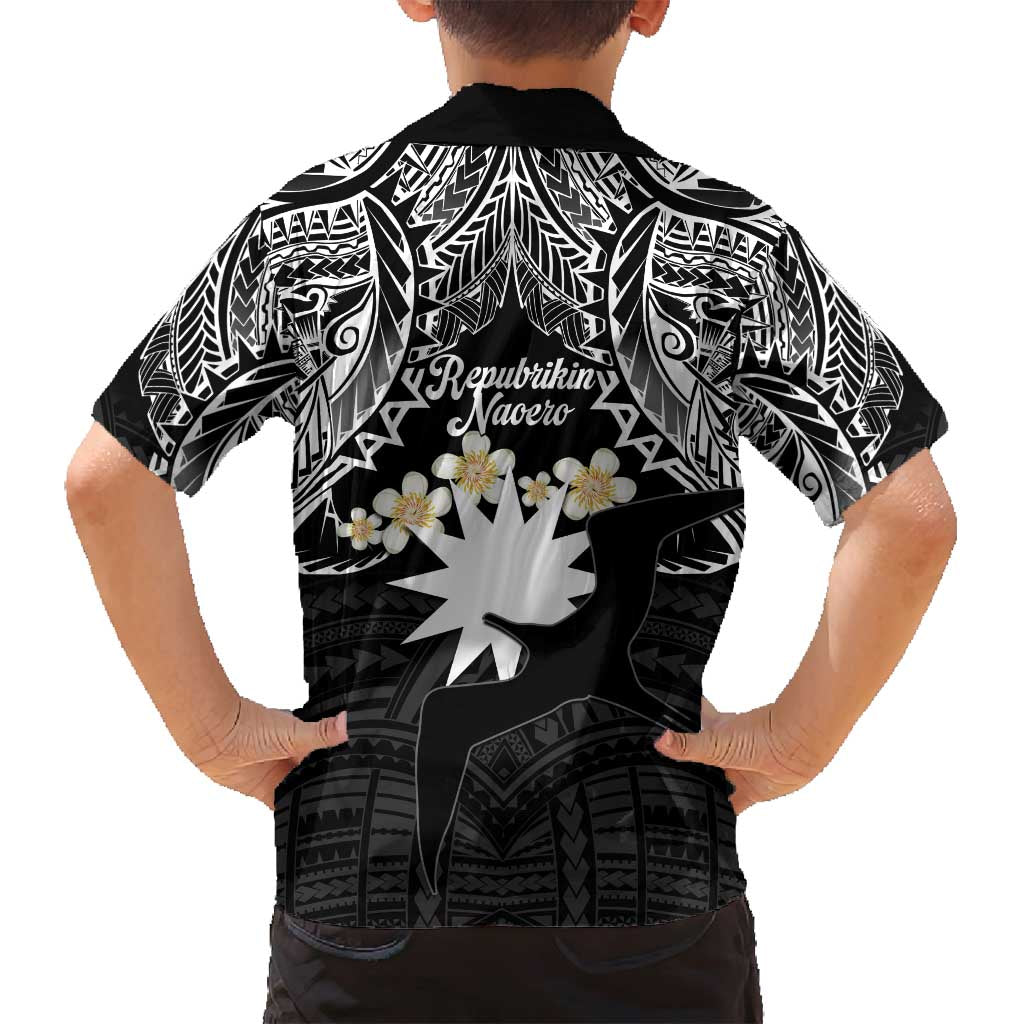 Ekamowir Omo Nauru Family Matching Tank Maxi Dress and Hawaiian Shirt Naoero Twelve-pointed Star Polynesian Tattoo LT14 - Polynesian Pride