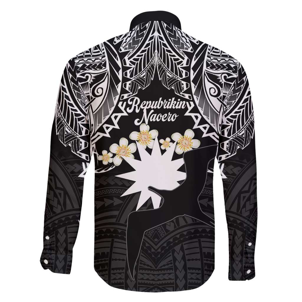 Ekamowir Omo Nauru Family Matching Tank Maxi Dress and Hawaiian Shirt Naoero Twelve-pointed Star Polynesian Tattoo LT14 - Polynesian Pride