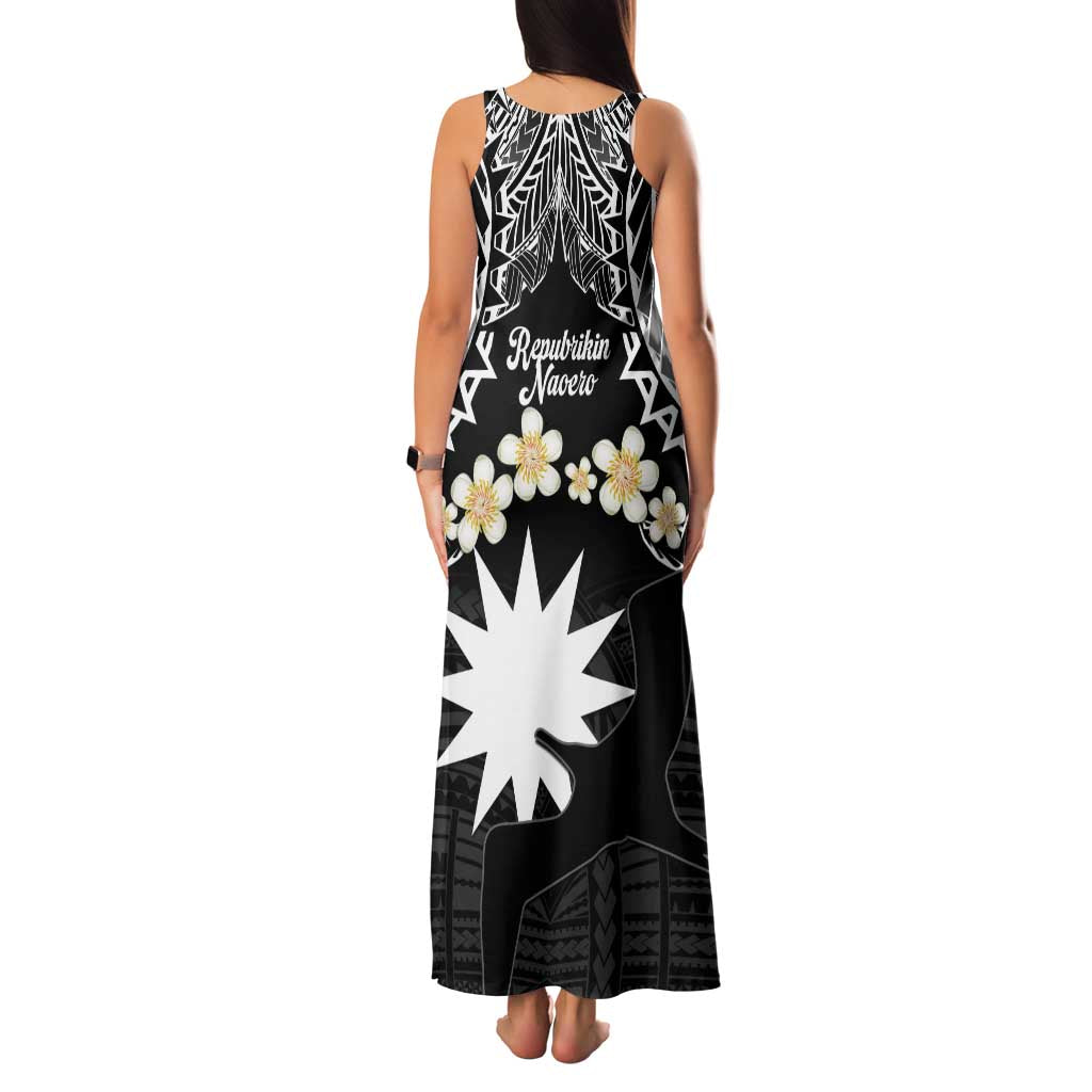 Ekamowir Omo Nauru Family Matching Tank Maxi Dress and Hawaiian Shirt Naoero Twelve-pointed Star Polynesian Tattoo LT14 - Polynesian Pride