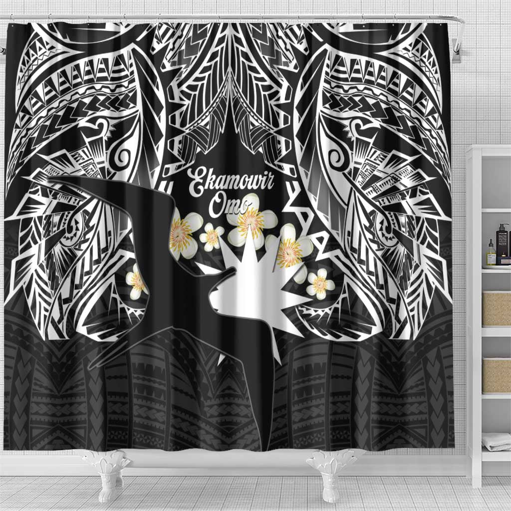 Ekamowir Omo Nauru Shower Curtain Naoero Twelve-pointed Star Polynesian Tattoo LT14 - Polynesian Pride