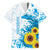 New Zealand Autism Awareness Month Hawaiian Shirt Takiwatanga Maori Lizard With Sunflower