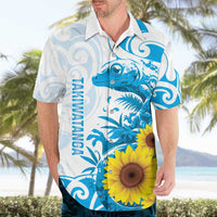 New Zealand Autism Awareness Month Hawaiian Shirt Takiwatanga Maori Lizard With Sunflower LT14 - Polynesian Pride