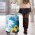 New Zealand Autism Awareness Month Luggage Cover Takiwatanga Maori Lizard With Sunflower