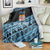 Fiji Rugby 2025 Custom Blanket Fijian Tapa Toso Viti Toso - Black