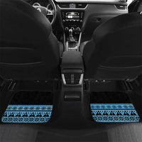 Fiji Rugby 2025 Custom Car Mats Fijian Tapa Toso Viti Toso - Black LT14 Set 2pcs - Back Black - Polynesian Pride