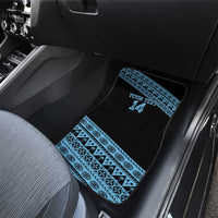 Fiji Rugby 2025 Custom Car Mats Fijian Tapa Toso Viti Toso - Black LT14 - Polynesian Pride