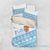 Fiji Rugby 2025 Custom Bedding Set Fijian Tapa Toso Viti Toso - White