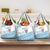 Fiji Rugby 2025 Custom Grocery Bag Fijian Tapa Toso Viti Toso - White