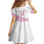 Fiji Rugby 2025 Custom Family Matching Off Shoulder Maxi Dress and Hawaiian Shirt Fijian Tapa Toso Viti Toso - Pink