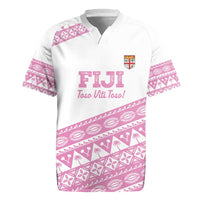 Fiji Rugby 2025 Custom Rugby Jersey Fijian Tapa Toso Viti Toso - Pink