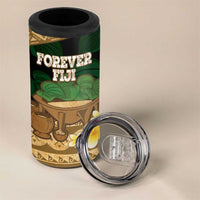 Bula Fiji Kava Bowl 4 in 1 Can Cooler Tumbler Fijian Tapa Cloth Vintage Vibe LT14 - Polynesian Pride