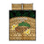 Bula Fiji Kava Bowl Quilt Bed Set Fijian Tapa Cloth Vintage Vibe