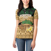 Bula Fiji Kava Bowl Women Polo Shirt Fijian Tapa Cloth Vintage Vibe LT14 - Polynesian Pride