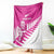 New Zealand Silver Fern Rugby Custom Blanket Go All Black Maori Pink Version