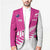 New Zealand Silver Fern Rugby Custom Blazer Go All Black Maori Pink Version - Polynesian Pride