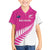 New Zealand Silver Fern Rugby Custom Family Matching Long Sleeve Bodycon Dress and Hawaiian Shirt Go All Black Maori Pink Version