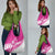 New Zealand Silver Fern Rugby Custom Grocery Bag Go All Black Maori Pink Version