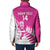 New Zealand Silver Fern Rugby Custom Padded Jacket Go All Black Maori Pink Version - Polynesian Pride
