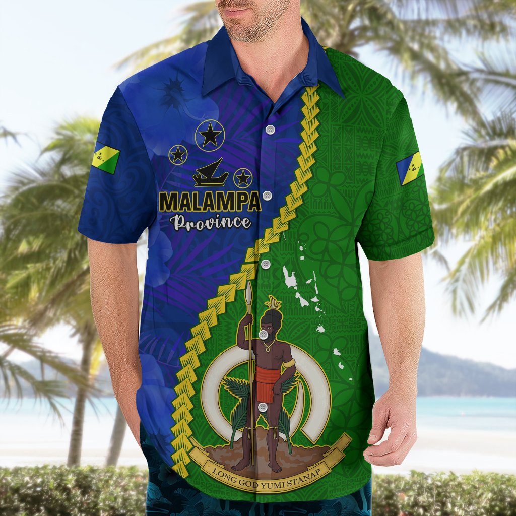 Vanuatu Malampa Province Hawaiian Shirt Turtle Sand Drawing Unique Tapa Pattern LT14 - Polynesian Pride