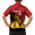 Custom Papua New Guinea Cricket Family Matching Off The Shoulder Long Sleeve Dress and Hawaiian Shirt PNG Barramundis - Polynesian Pride