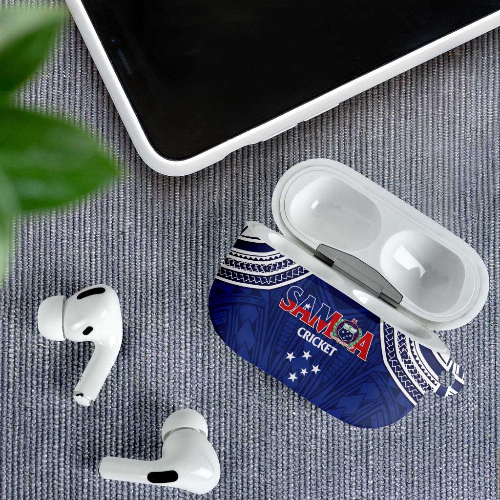 Custom Samoa Cricket AirPods Case Go Champions Samoan - Polynesian Pride