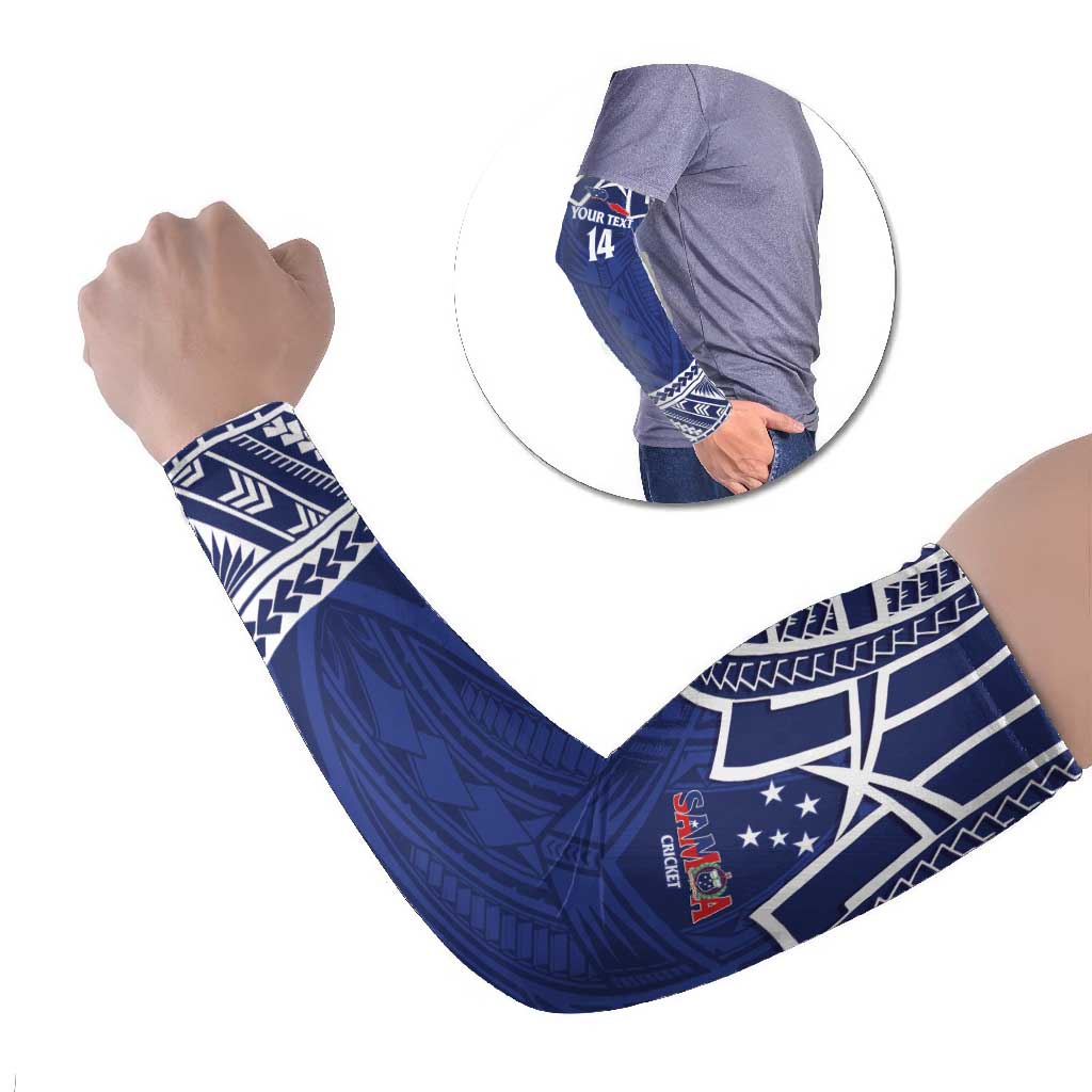 Custom Samoa Cricket Arm Sleeves Go Champions Samoan - Polynesian Pride