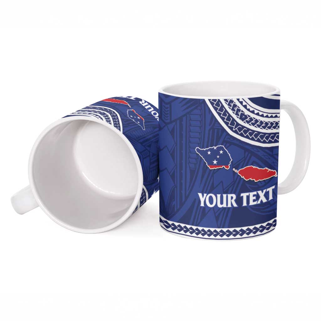 Custom Samoa Cricket Ceramic Mug Go Champions Samoan - Polynesian Pride
